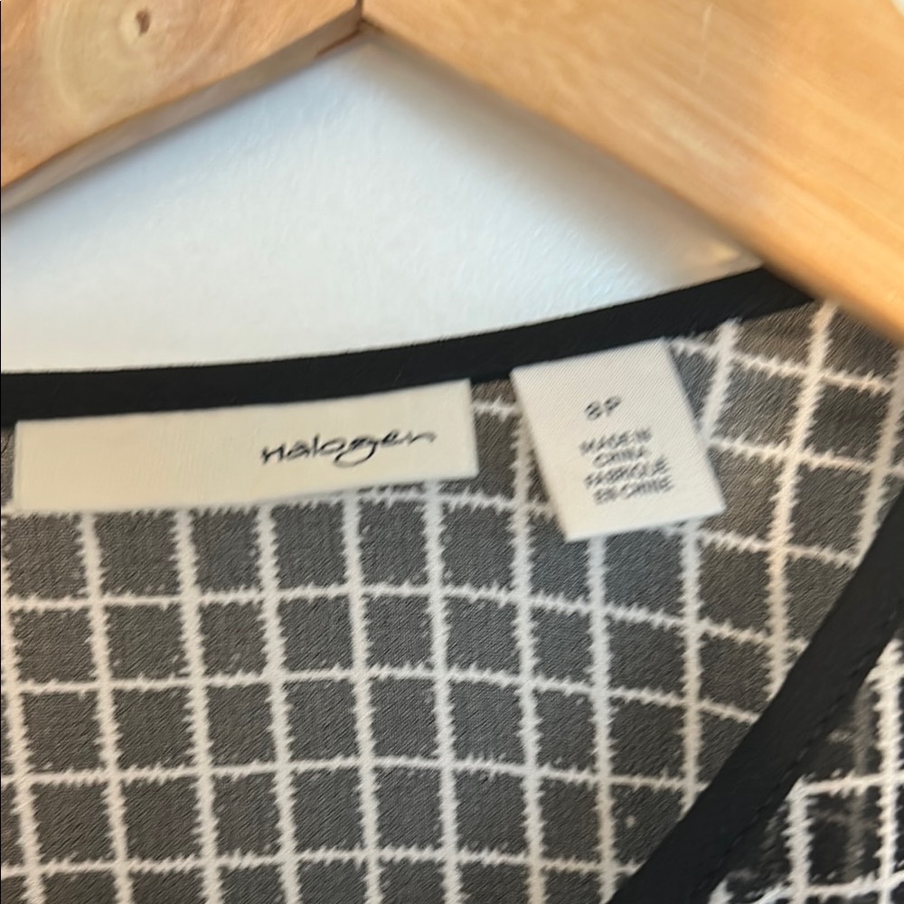 Halogen Grid Pattern Dress - Picture 2 of 12